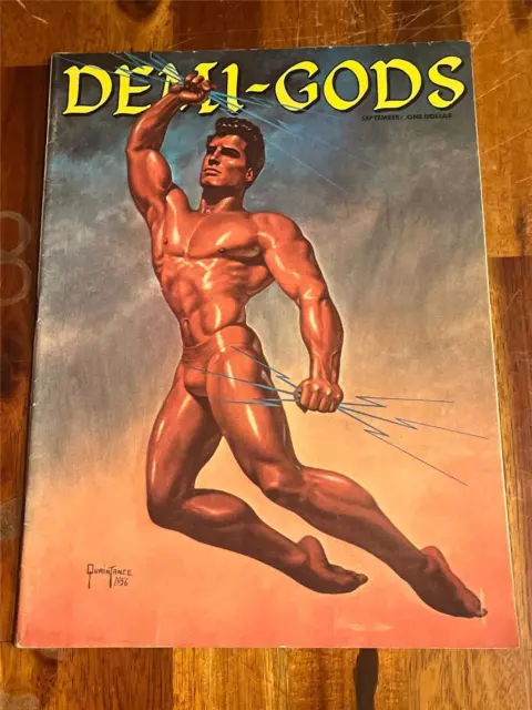 DEMI-GODS bodybuilding muscle beefcake magazine STEVE REEVES 9-62