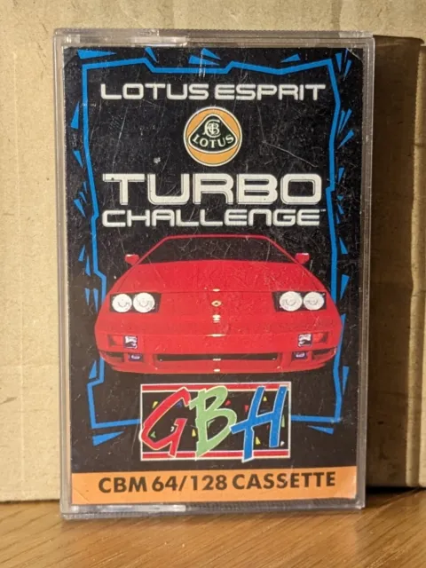 LOTUS ESPRIT TURBO CHALLENGE - GBH  - Commodore 64 C64/ 128 Cassette