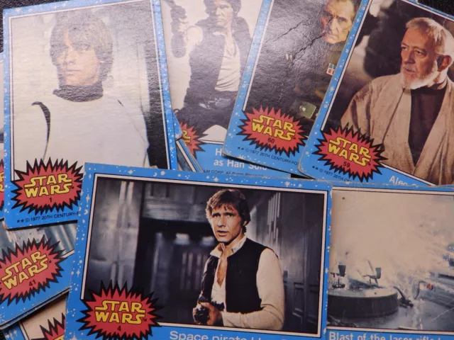 Star Wars Collectors Cards Topps Chewing Gum 1978 Numbers 1-66 - Pick Your Card