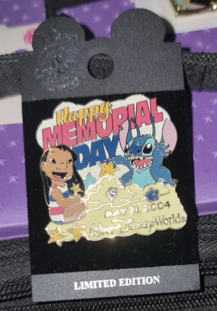 Disney Lilo And Stitch Memorial Day LE Pin