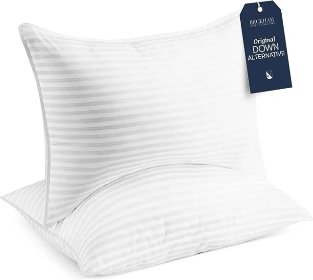 Beckham Hotel Collection Bed Pillows Standard / Queen Size Set of 2