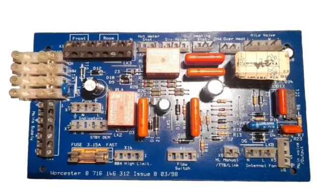 Worcester Highflow 400 BF OF & RSF PCB 77161922370 87161463120 8716146312