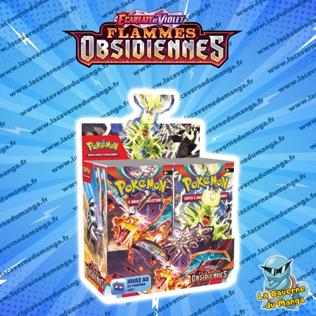 Flammes Obsidiennes - Boîte de 36 Boosters - Pokémon main image 1