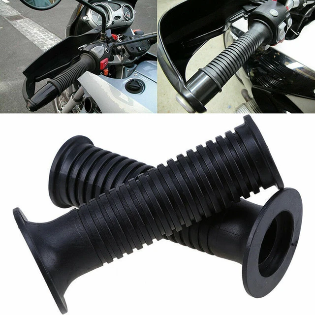 Pair 1 25mm Vintage Handle Grips Motorcycle Unive... - Vicedeal