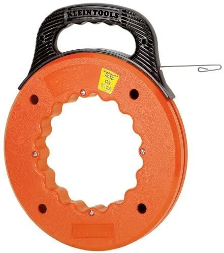 Klein 50211 Speedway Flat-Steel Fish Tape Cable Puller 120 Feet
