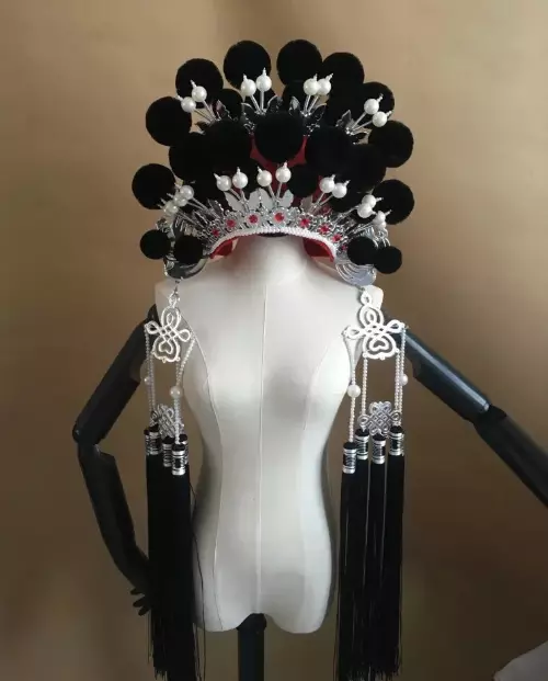 Beijing Opera Headdress Chinese Ancient Style Hat Cosplay Performance Head Wear 8