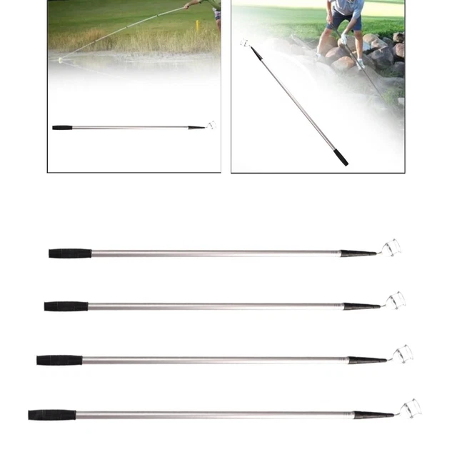 GOLF BALL COLLECTOR with Locking Mechanism, Portable Aluminum Accessory ...