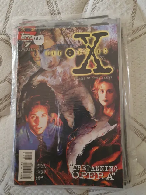  THE X FILES TOPPS COMIC Number SEVEN 7 "Trepanning Opera" 1995 