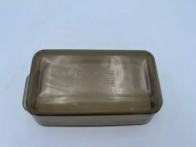 Pyrex Corning Brown Amber #213 Glass Bread Loaf Pan Casserole Dish 1.5 Liter EUC 3