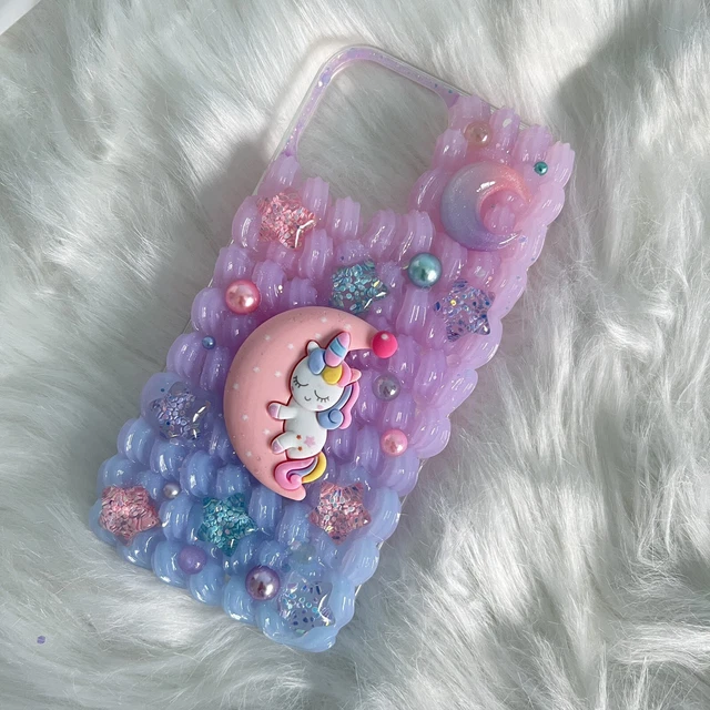 Unicorn Dreamy Diy cute decoden diy phone case handmade Cover