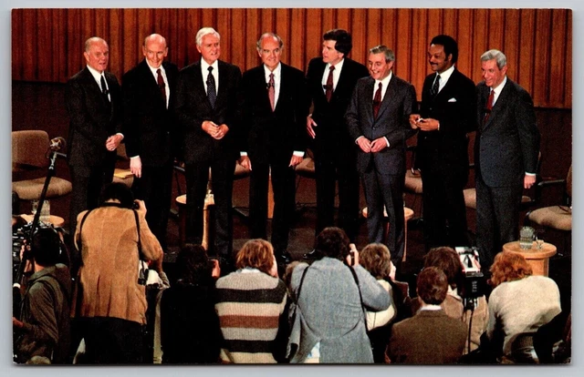 Dartmouth College New Hampshire NH 1st Presidential Talkshow Debate Postcard UNP