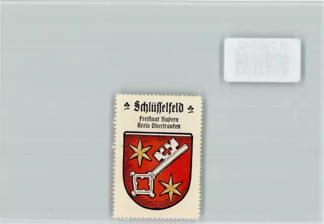 11098842 - 8602 Schluesselfeld Schuessel Vignette Wappen Kaffee Hag ca