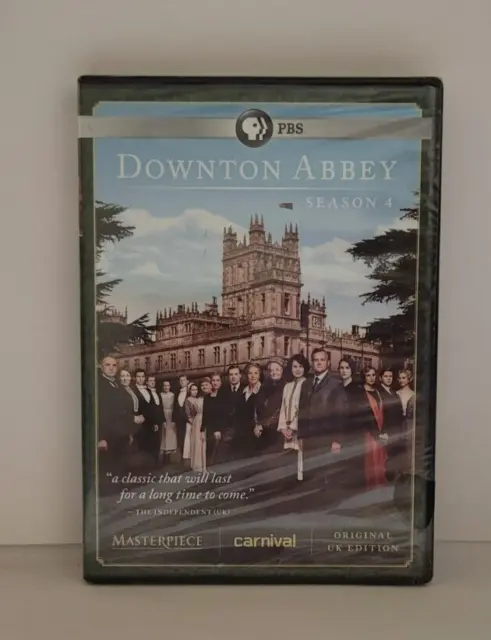 DOWNTON ABBEY: SEASON 4 (DVD, 2014) PBS Masterpiece - New & Sealed