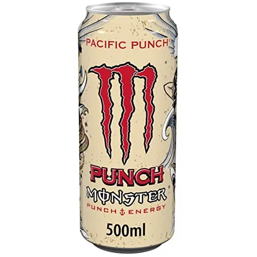 Energy Drink Monster Pacific Punch 6x 500 ml incl. 1,50 € deposito cauzionale NUOVO MHD 30/10/24