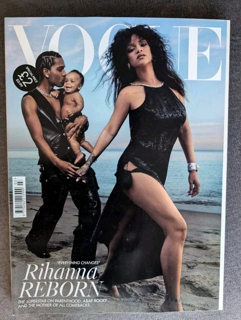 BRITISH VOGUE MAGAZINE (UK) March 2023 Rihanna, A$AP Rocky & Their
