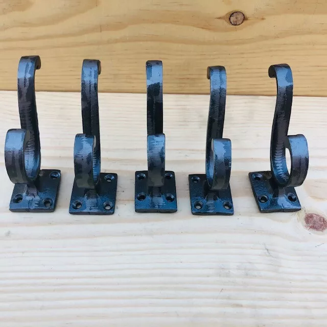 25 Cast Iron Vintage Style Coat Hooks Hat Hook Rack Hall Tree Restoration Hall 3