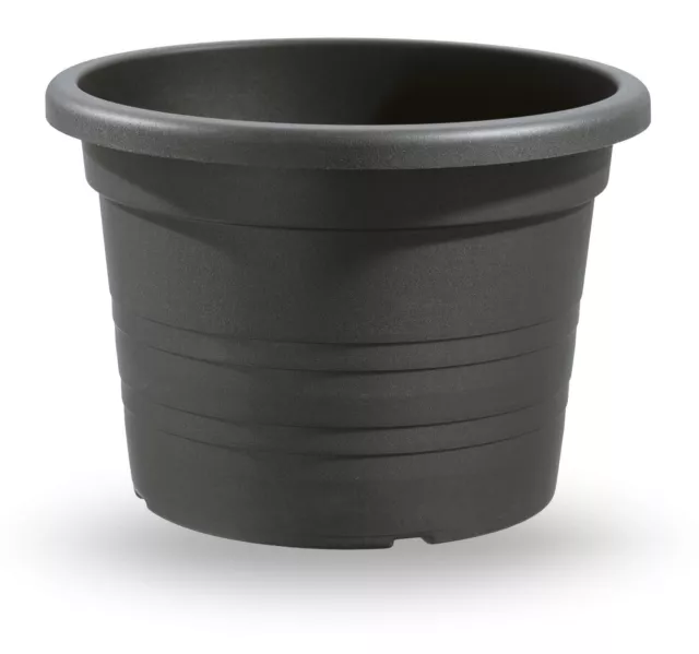 CILINDRO LISCIO VASO PLASTICA Ø est.50/60/70/80/100 CM GIARDINO + TERRICCIO BIO