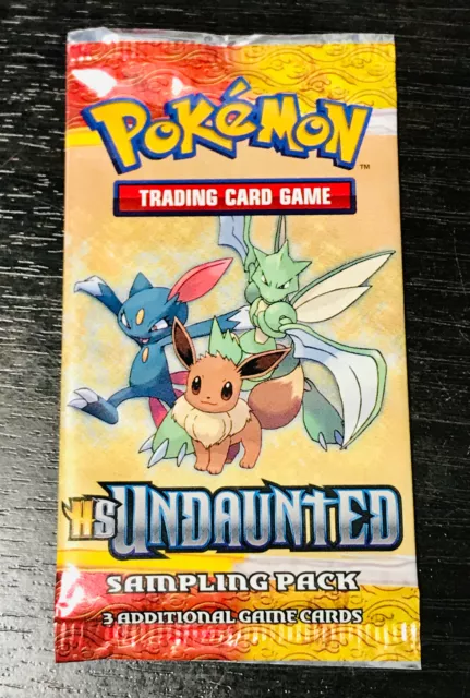 Booster Pokemon HS UNDAUNTED Sampling Pack Anglais scellé 3 cartes Edition 2010 3