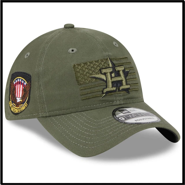 ADJUSTABLE 2023 NEW Era Auth. Houston Astros Armed Forces Day Hat