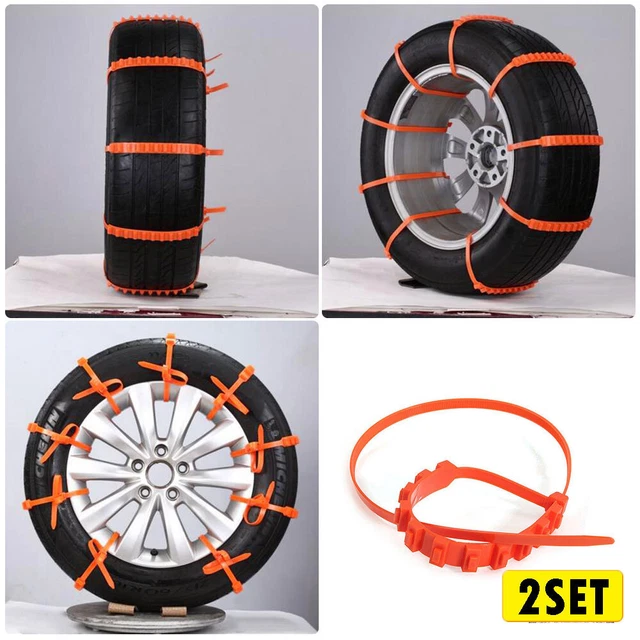 20 PCS Chain Tire Snow for Car SUV Truck Anti-Skid Emergency Winter Driving New