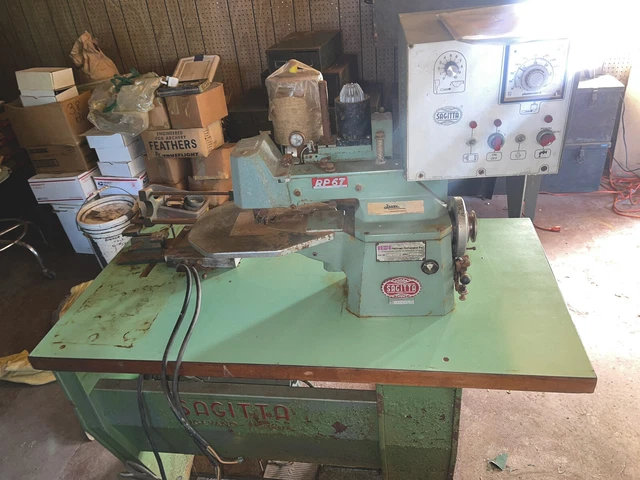 Sagitta RP67 Herman Schwabe Leather Sole Folding Machine VTG Vintage W/Manual!!