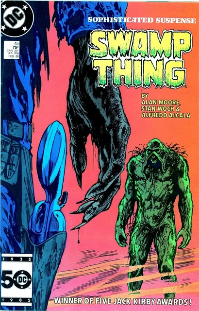 Saga of the Swamp Thing #45- ALAN MOORE! 1986 DC-NICE!!!!