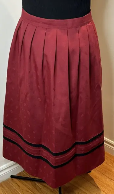 Original Vintage Austrian German Trachten Skirt - No Tags See Photos For Msmts