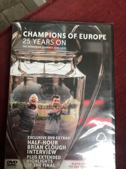 Nottingham Forest Champions Of Europe 25 Years On DVD European Journey 1978-1979