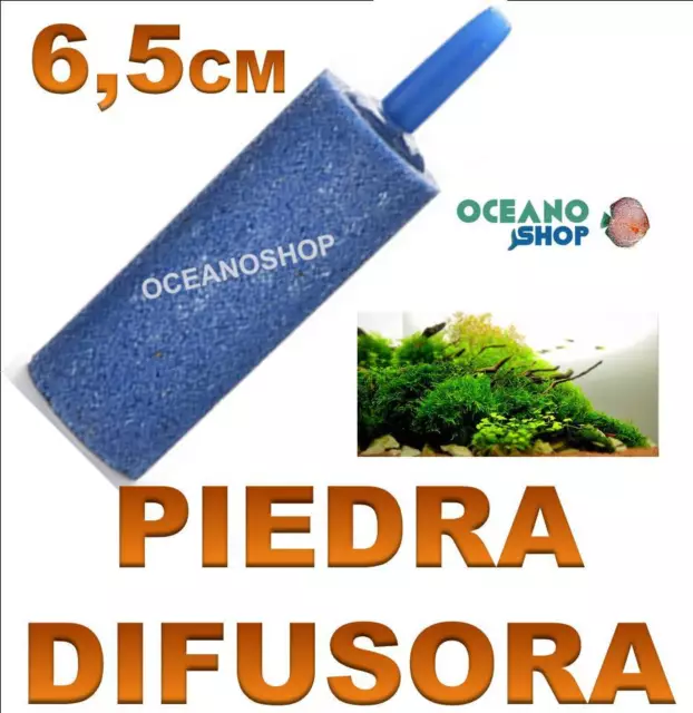 PIEDRA DIFUSORA de 6,5cm compresor Aire Oxigenador CO2  Acuario difusor pecera