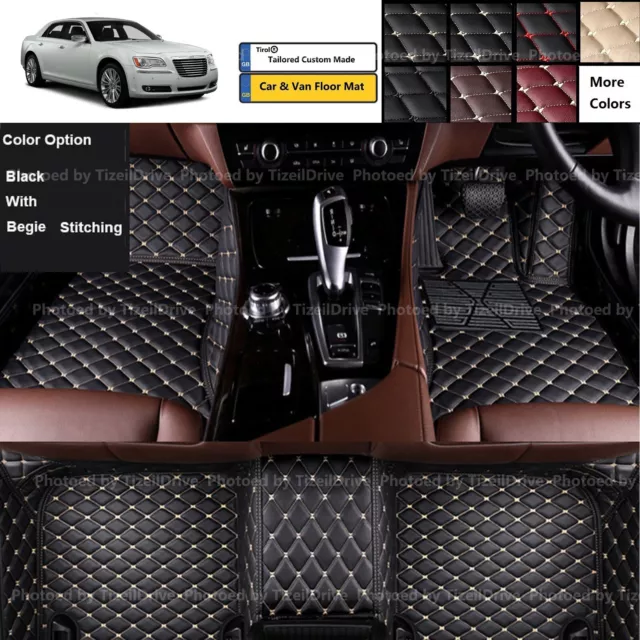 Tailored Custom Make for Chrysler 300C 2004-2022 Luxury Full Cover Car Floor Mat