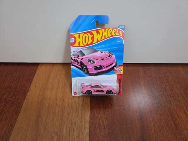 Miniature Hot Wheels 1:64 Porsche 911 GT3 RS - Série 'Then And Now' 2025