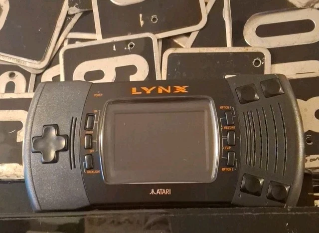 Console Atari Lynx II Neuve - Portable Rétro, Couleur Gris Foncé, Region Free