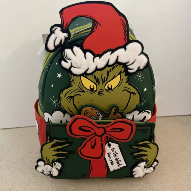 Loungefly Dr. Seuss' How the Grinch Stole Christmas! Santa Cosplay Mini Backpack