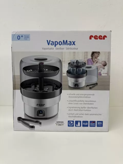 ReeR VapoMax Dampfsterilisator Vaporisator Bis Zu 6 Flaschen