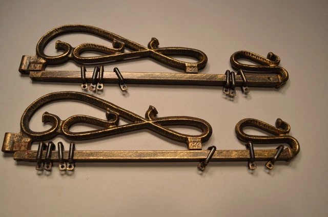 Vintage Mission Arts and Crafts Swing Arm Curtain Rods Window Display Hardware