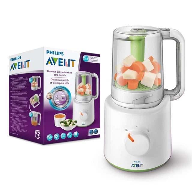Philips Avent Healthy 2 en 1 Preparador de alimentos para bebés