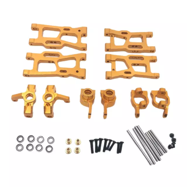 Metal Upgrade Parts Kit for WLtoys 144001 1:12 124019 124018 RC Car Accs