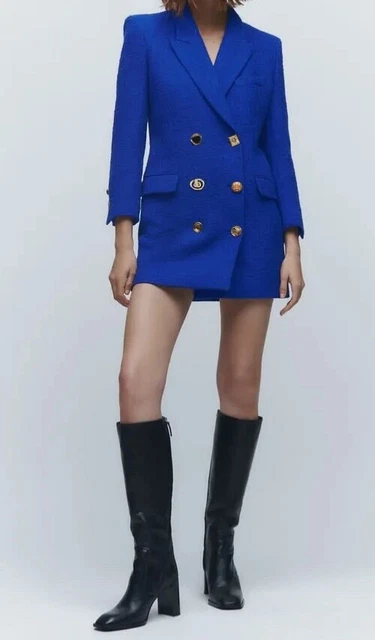 Veste zara on sale bleu electrique