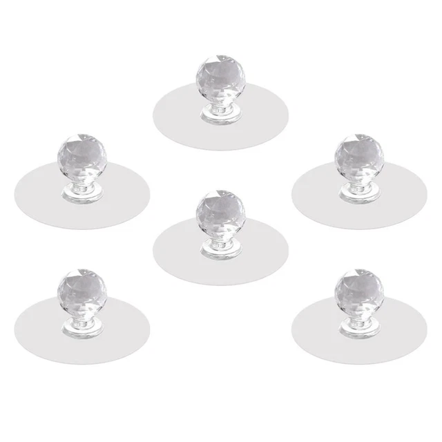 6 Pcs Puller Drawer Knob Handle Knobs Dresser Drawers Adhesive Door Knob 11