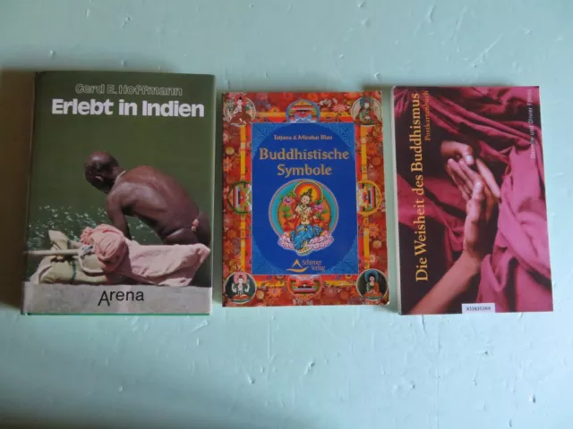 Buddhismus Postkartenbuch Symbole Chinesische Medizin erlebt in Indien 4 Artikel