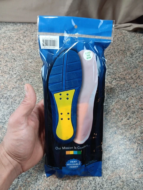 Unisex 4d Memory Foam Orthopädische Schuh Einlegesohlen Pads Komfort Fuß Fuße Ferse Neu