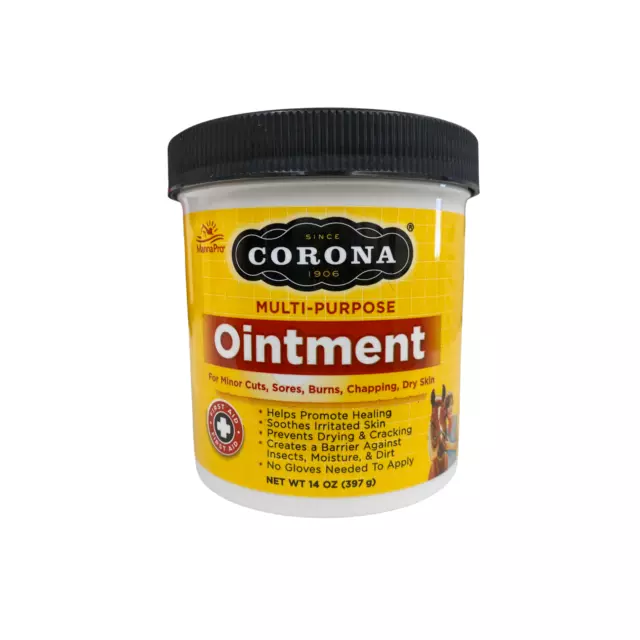 Corona Multi-Purpose Ointment for Horses, Cattle, Dogs and Cats 14oz