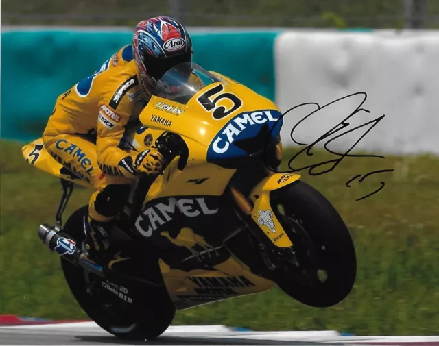 Foto firmata autografata Colin Edwards Moto GP & Superbike Legend + COA