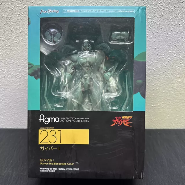 Figma Max Factory Guyver 1 Bioboosted Armor 231 AUTHENTIC - US Seller