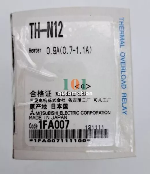 1PCS NEW FOR Mitsubishi TH-N12 Thermal Overload Relay 0.7~1.1A