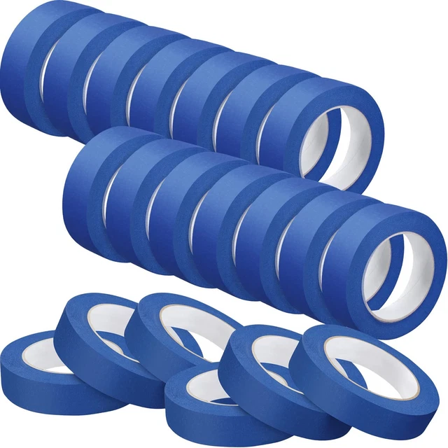 Blue Painters Tape 1 Inch Masking Tape Bulk Multi Pack Safe Paint Paper