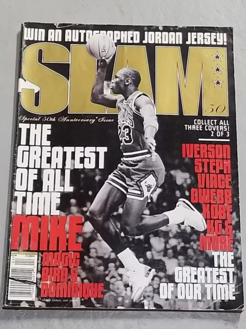 Slam Magazine Michael Jordan 50th Anniversary, Greatest All Time 01, April 2001