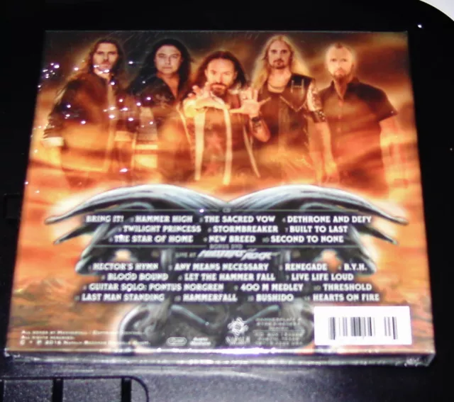 Hammerfall Built To Last Cd + Dvd Im Mediabook Schneller Versand Neu & Ovp 2