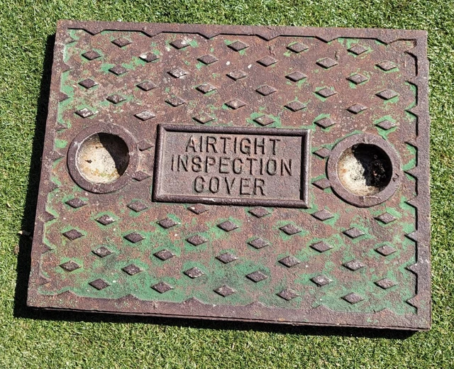 1930’S CAST IRON Manhole Inspection Drain Cover £110.00 PicClick UK