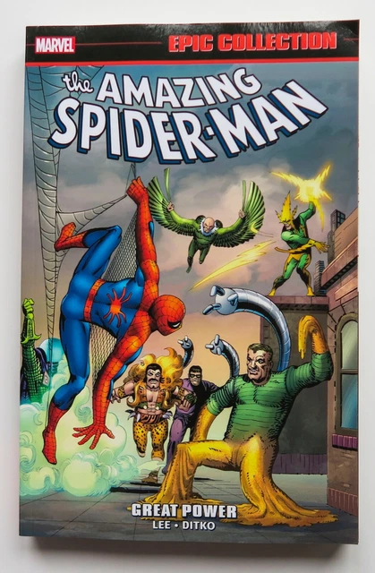 Amazing Spider-Man Great Power Marvel Epic Collection Graphic Novel Comic Book